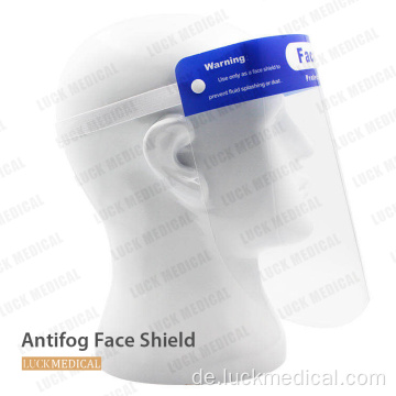 Medizinische Gesichtsschild Spritzschutz Antifogmaske klar